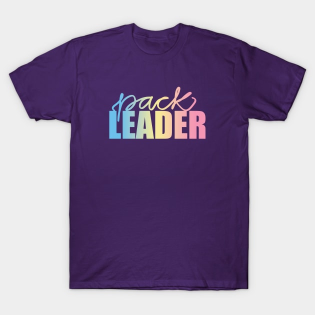 Pack Leader - Rainbow T-Shirt by BrendaCavalcanti